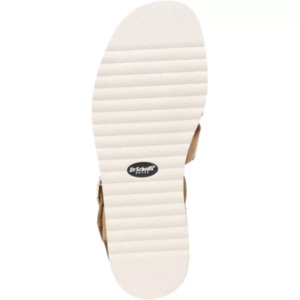 imageDr Scholls Shoes Womens Island Glow Strappy Flat SandalWarm Tan