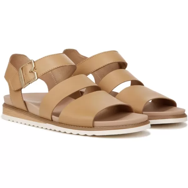 imageDr Scholls Shoes Womens Island Glow Strappy Flat SandalWarm Tan
