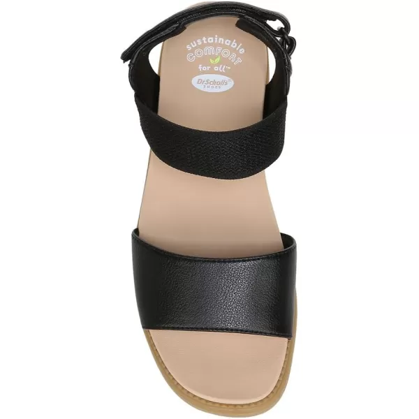 imageDr Scholls Shoes Womens Island Life Strappy Flat SandalBlack Smooth