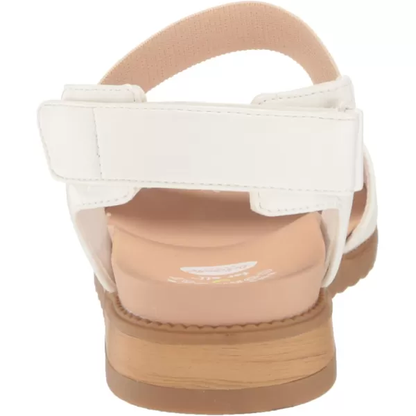 imageDr Scholls Shoes Womens Island Life Strappy Flat SandalWhite Smooth