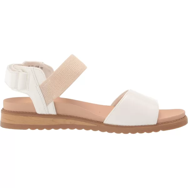 imageDr Scholls Shoes Womens Island Life Strappy Flat SandalWhite Smooth