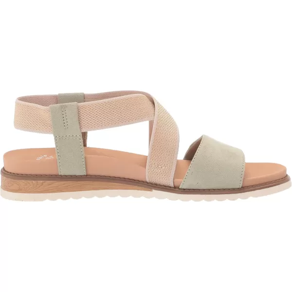 imageDr Scholls Shoes Womens Islander Strappy Flat SandalPistachio Microfiber