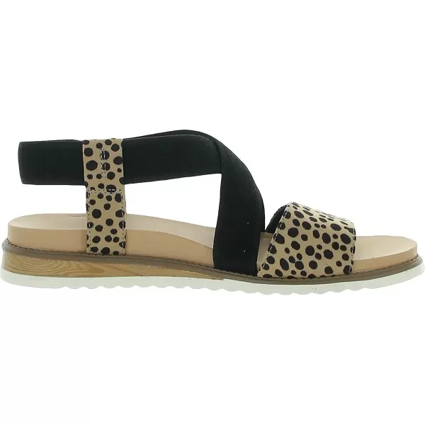 imageDr Scholls Shoes Womens Islander Strappy Flat SandalTanBlack