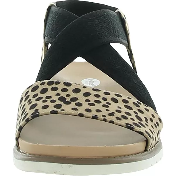 imageDr Scholls Shoes Womens Islander Strappy Flat SandalTanBlack