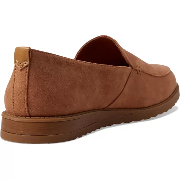 imageDr Scholls Shoes Womens Jet Away Flat LoaferChip Brown Microfiber