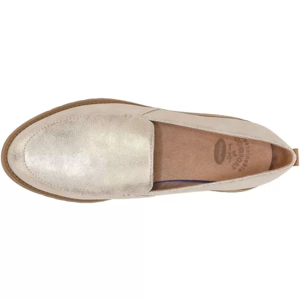 imageDr Scholls Shoes Womens Jet Away Flat LoaferLight Gold Smooth