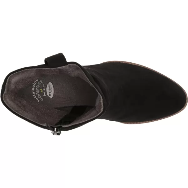 imageDr Scholls Shoes Womens Kall Me Mid Shaft Boots CalfBlack Fabric