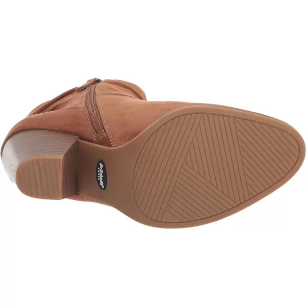 imageDr Scholls Shoes Womens Kall Me Mid Shaft Boots CalfBrown Fabric