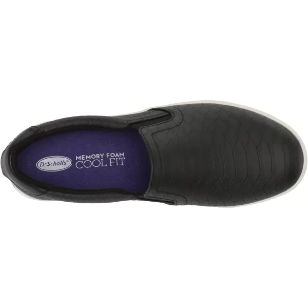 imageDr Scholls Shoes Womens Madison Slip On Fashion SneakerBlack Python