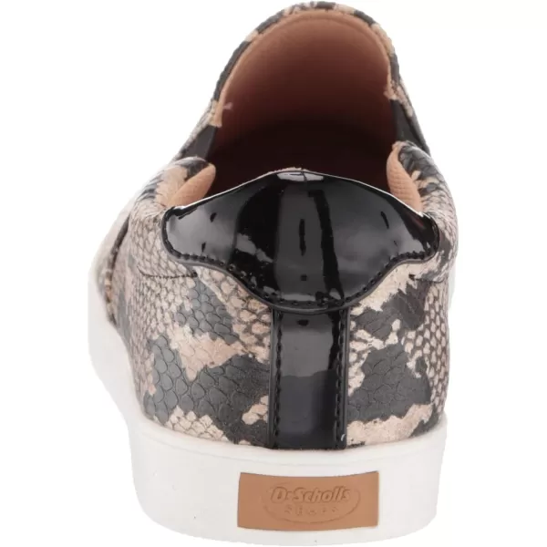 imageDr Scholls Shoes Womens Madison SneakerBlackTan Snake Print