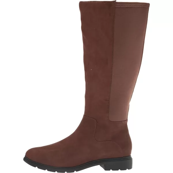 imageDr Scholls Shoes Womens New Start Knee High BootChocolate Wide Calf