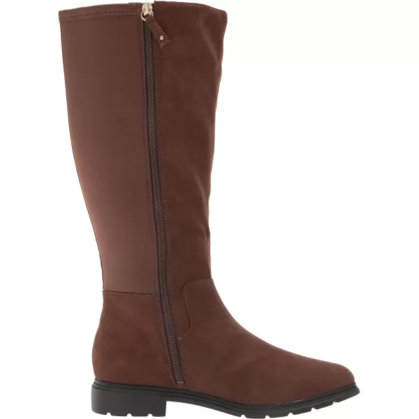 imageDr Scholls Shoes Womens New Start Knee High BootChocolate Wide Calf