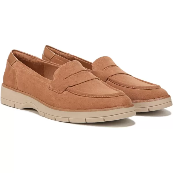imageDr Scholls Shoes Womens Nice Day Slip on LoaferChip Brown Microfiber