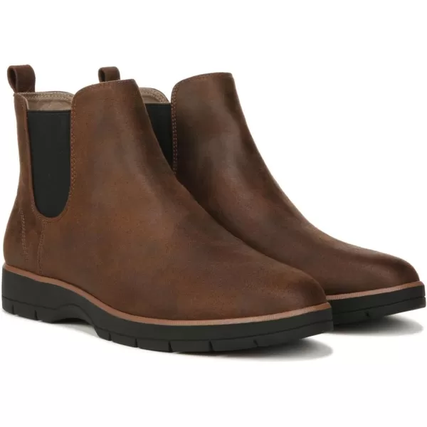 imageDr Scholls Shoes Womens Northbound Booties Ankle BootChile Red Brown Smooth