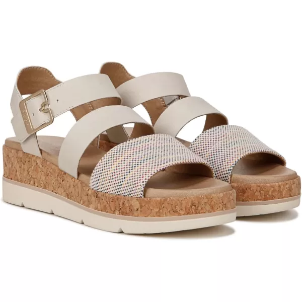 imageDr Scholls Shoes Womens Once Twice Espadrille Platform Wedge SandalMulti Woven Fabric