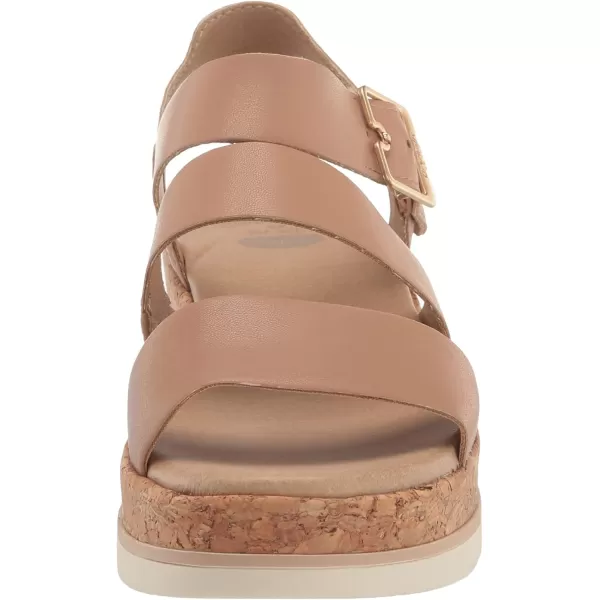 imageDr Scholls Shoes Womens Once Twice Espadrille Platform Wedge SandalTawny Birch Smooth