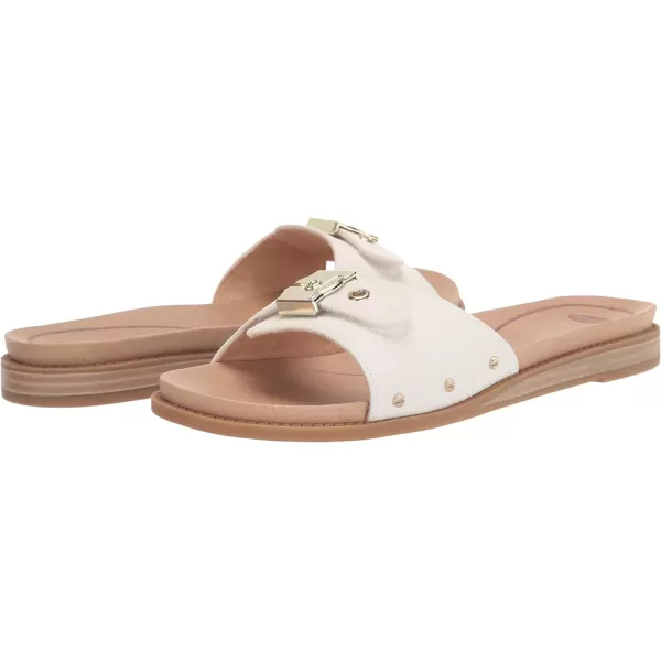 imageDr Scholls Shoes Womens Originalist Slide Flat SandalWhite Sunset Snake Print