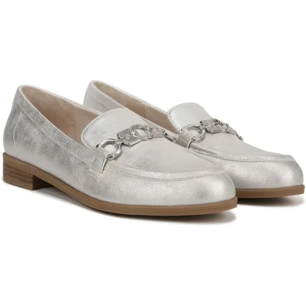 imageDr Scholls Shoes Womens Rate Adorn Slip on LoaferSilver Metallic