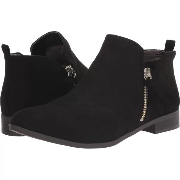 imageDr Scholls Shoes Womens Rate Zip Ankle BootBlack Fabric