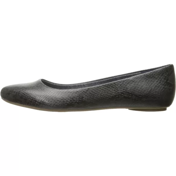 imageDr Scholls Shoes Womens Really Ballet FlatDark Grey Opel Snake