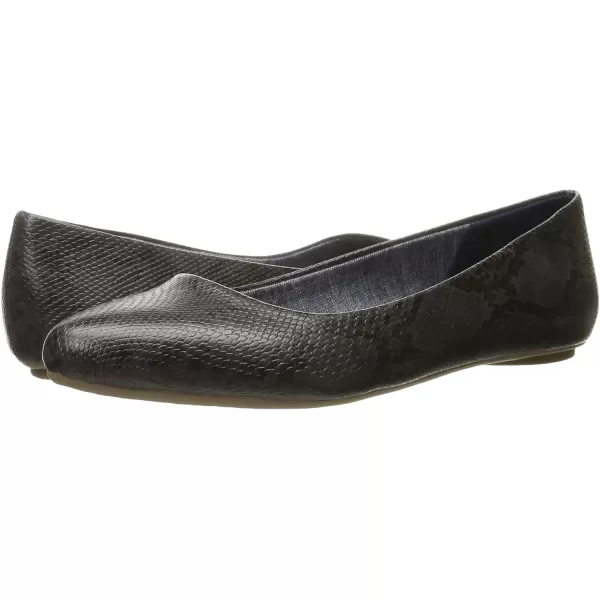 imageDr Scholls Shoes Womens Really Ballet FlatDark Grey Opel Snake