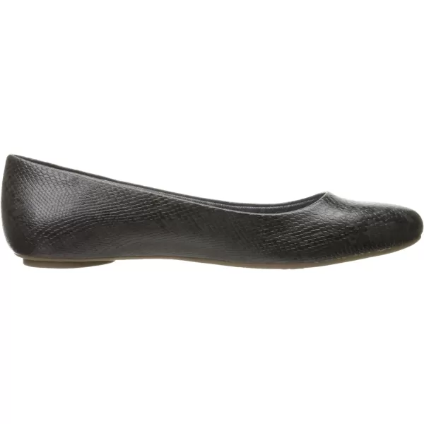 imageDr Scholls Shoes Womens Really Ballet FlatDark Grey Opel Snake