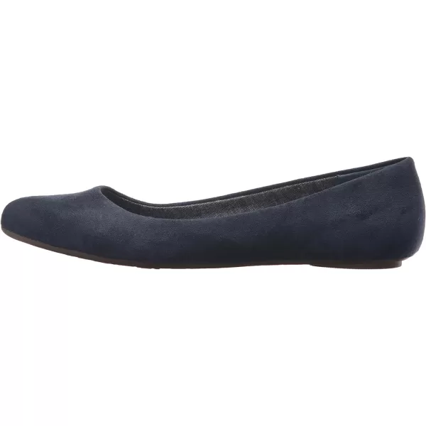 imageDr Scholls Shoes Womens Really Ballet FlatElegant Navy Microfiber