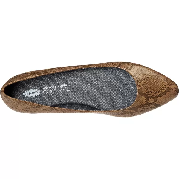 imageDr Scholls Shoes Womens Really Ballet FlatStucco Opel Snake