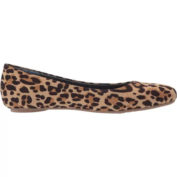 imageDr Scholls Shoes Womens Really Ballet FlatTanBlack Leopard Microfiber