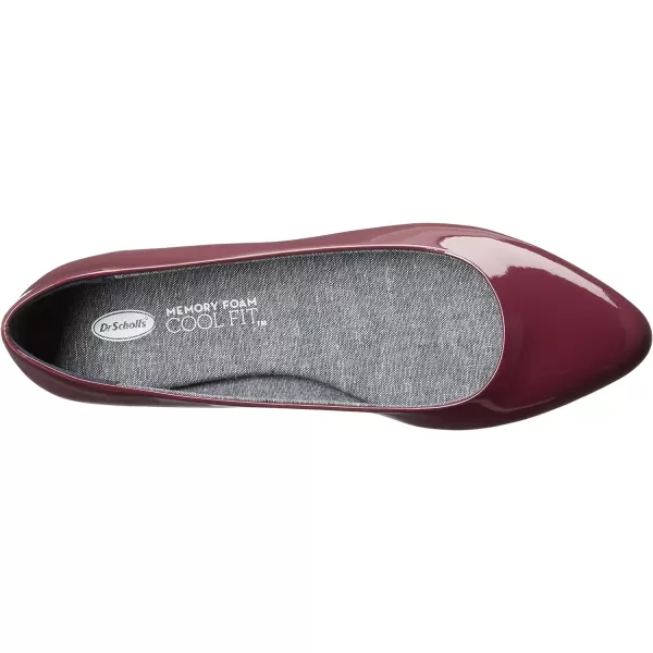imageDr Scholls Shoes Womens Really Ballet FlatWine Patent