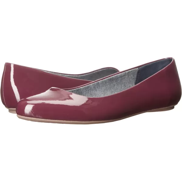 imageDr Scholls Shoes Womens Really Ballet FlatWine Patent