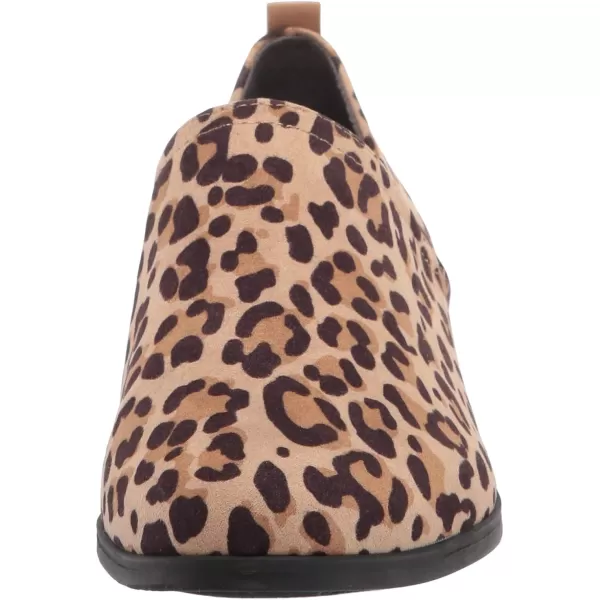 imageDr Scholls Shoes Womens Ruler Slip On LoaferTan Black Leopard Microfiber