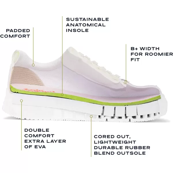 imageDr Scholls Shoes Womens Savoy SneakerPink Smooth