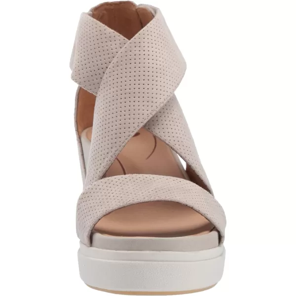 imageDr Scholls Shoes Womens Sheena Platform Wedge SandalOyster Microfiber