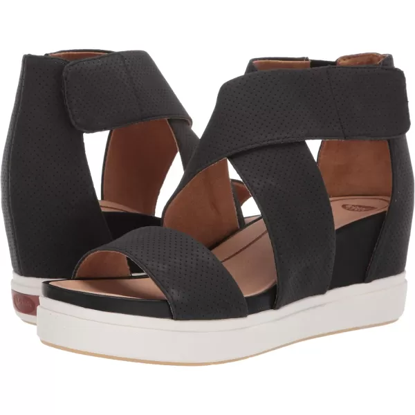 imageDr Scholls Shoes Womens Sheena Wedge SandalBlack Smooth