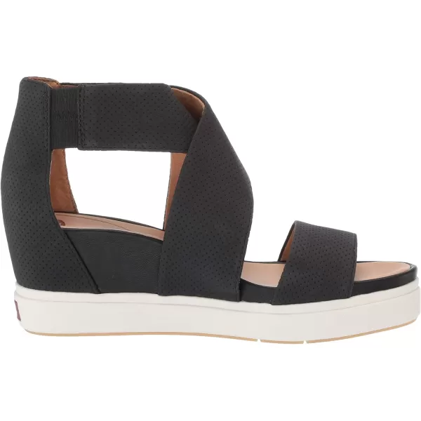 imageDr Scholls Shoes Womens Sheena Wedge SandalBlack Smooth