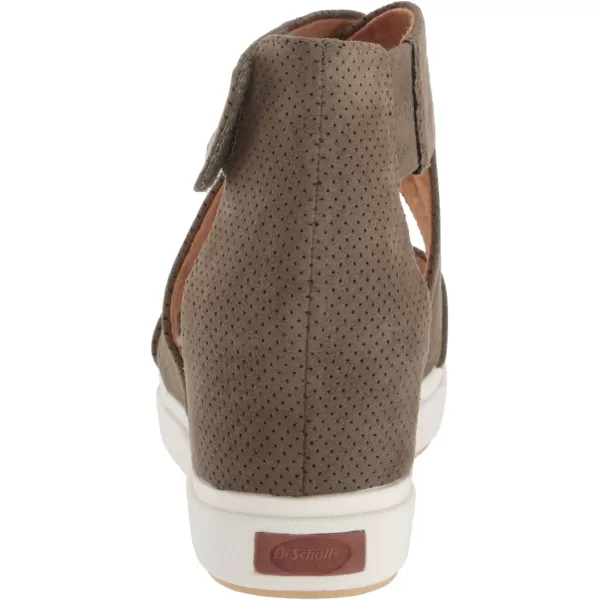 imageDr Scholls Shoes Womens Sheena Wedge SandalMoss Green Microfiber Perforated