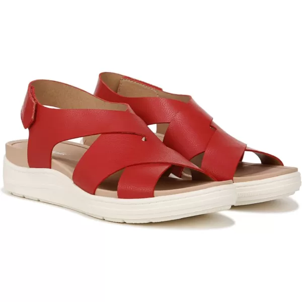 imageDr Scholls Shoes Womens Time Off Sea SandalHeritage Red