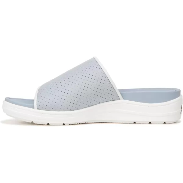 imageDr Scholls Shoes Womens Time Off Set Slide SandalSummer Blue Microfiber