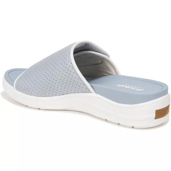 imageDr Scholls Shoes Womens Time Off Set Slide SandalSummer Blue Microfiber