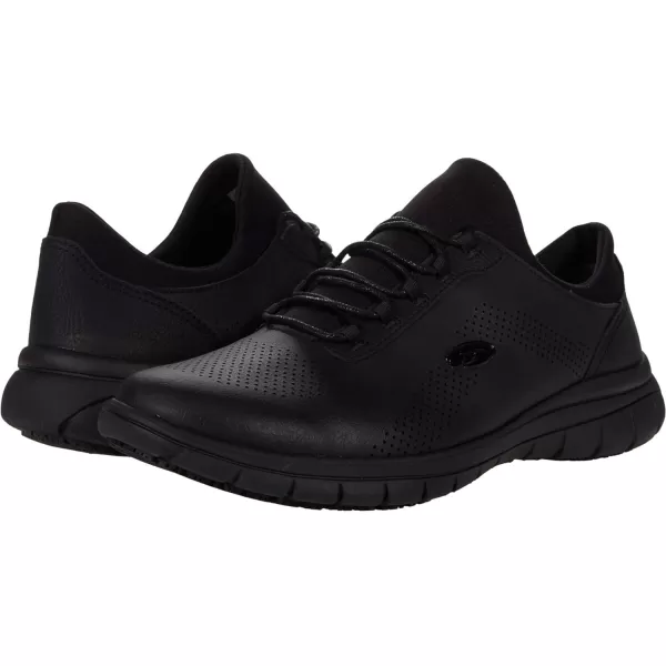 imageDr Scholls Shoes Womens Visionary SlipResistant SneakerBlack Leather