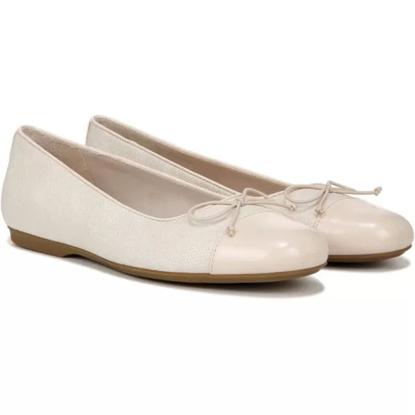 imageDr Scholls Shoes Womens Wexley Bow Ballet FlatOff White Dream Girl