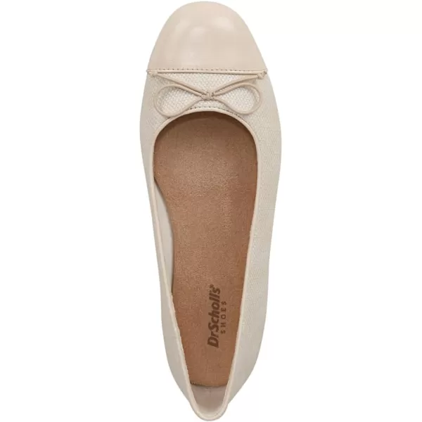 imageDr Scholls Shoes Womens Wexley Bow Ballet FlatOff White Dream Girl