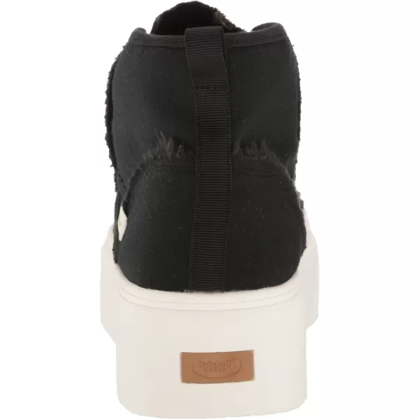 imageDr Scholls Shoes Womens for Now Hi High Top Platform Lace Up Retro Fashion SneakerBlack Canvas