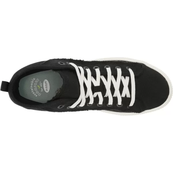 imageDr Scholls Shoes Womens for Now Hi High Top Platform Lace Up Retro Fashion SneakerBlack Canvas