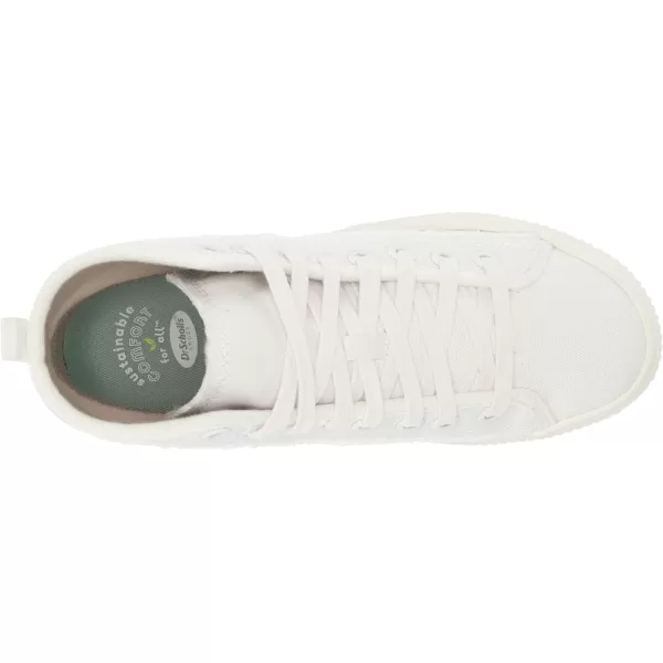 imageDr Scholls Shoes Womens for Now Hi High Top Platform Lace Up Retro Fashion SneakerWhite Canvas