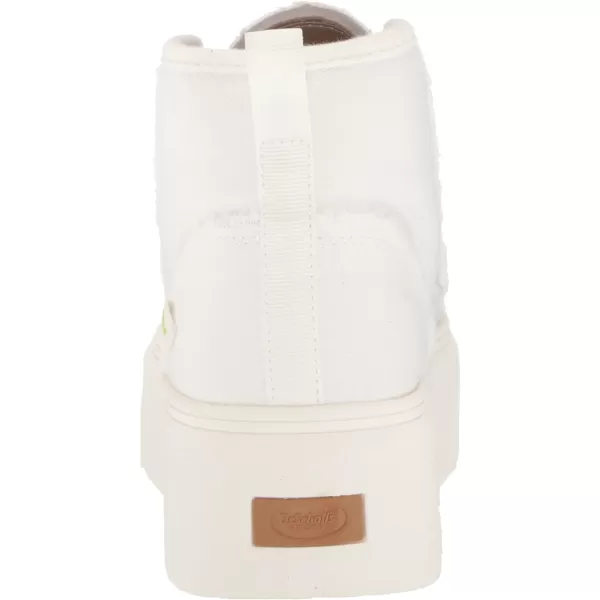 imageDr Scholls Shoes Womens for Now Hi High Top Platform Lace Up Retro Fashion SneakerWhite Canvas
