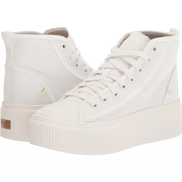 imageDr Scholls Shoes Womens for Now Hi High Top Platform Lace Up Retro Fashion SneakerWhite Canvas