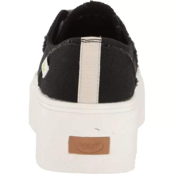 imageDr Scholls Shoes Womens for Now Platform Lace Up Retro Fashion SneakerBlack Canvas