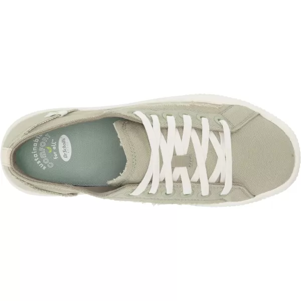 imageDr Scholls Shoes Womens for Now Platform Lace Up Retro Fashion SneakerPistachio Canvas